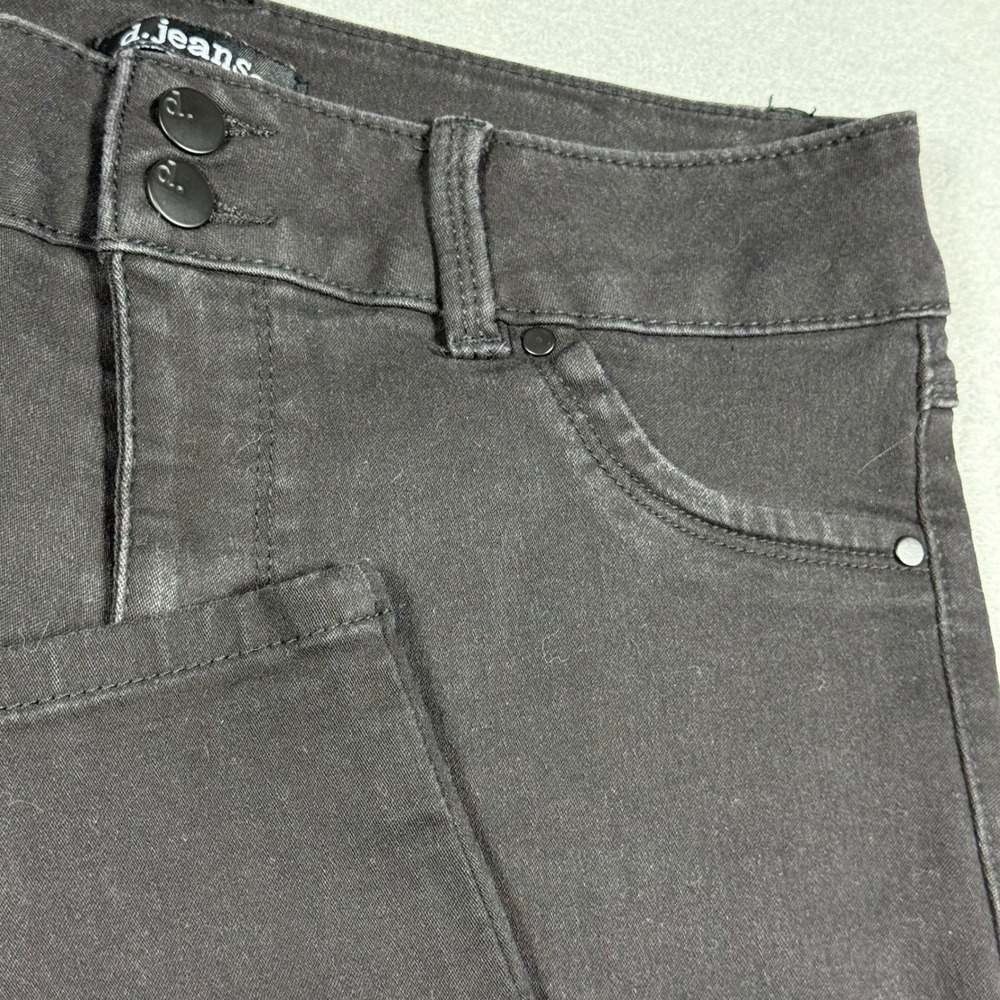 d.jeans Womens Black Skinny Jeans High Rise Stretch Denim Size 12